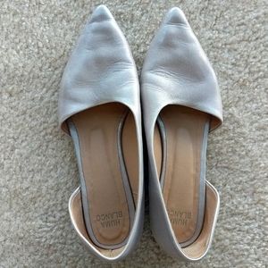 Silver cut out flats from Anthropologie